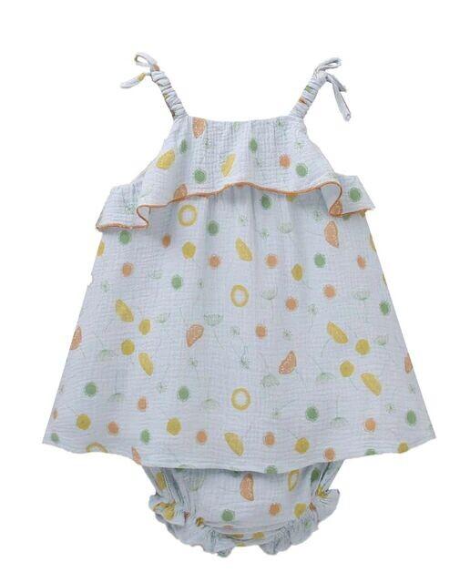 Платье для девочки из бамбука с принтом и трусиками в тон Dadati, светло-синий
Платье для девочки из бамбука с принтом и трусиками в тон Dadati, светло-синий