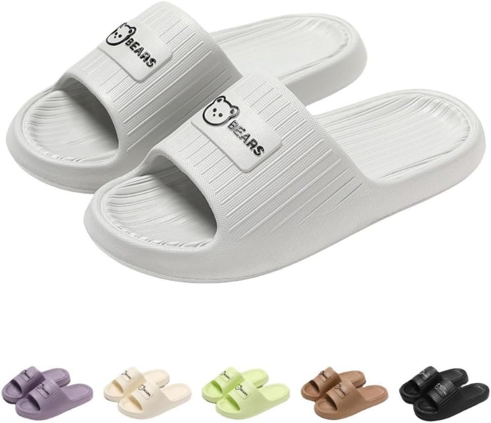 Милые тапочки с медведем для женщин, летние, мягкие, на платформе, нескользящие, для дома и улицы, кавайные подарки для женщин и мужчин Albiva, серый
Милые тапочки с медведем для женщин, летние, мягкие, на платформе, нескользящие, для дома и улицы, кавайные подарки для женщин и мужчин Albiva, серый