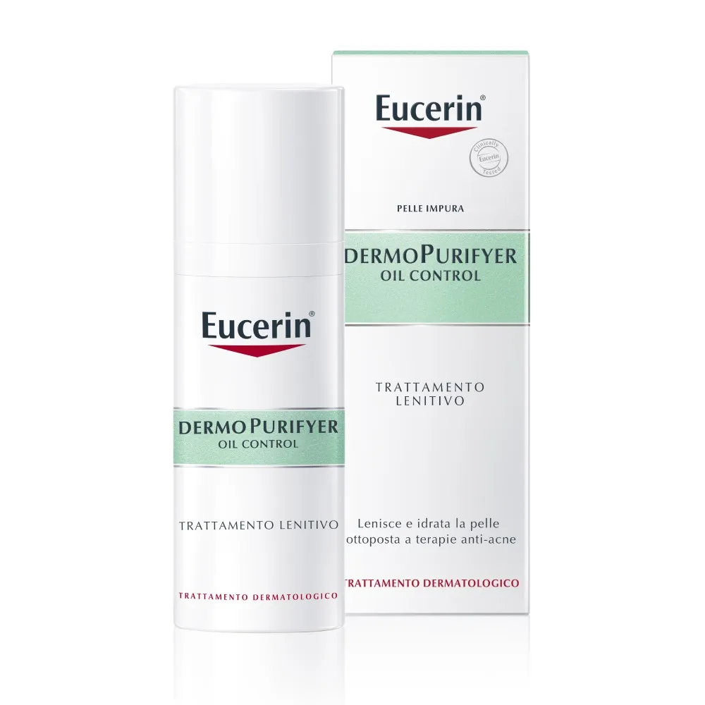 Eucerin DermoPurifyer Oil Control 50 мл успокаивающее средство
Eucerin DermoPurifyer Oil Control 50 мл успокаивающее средство