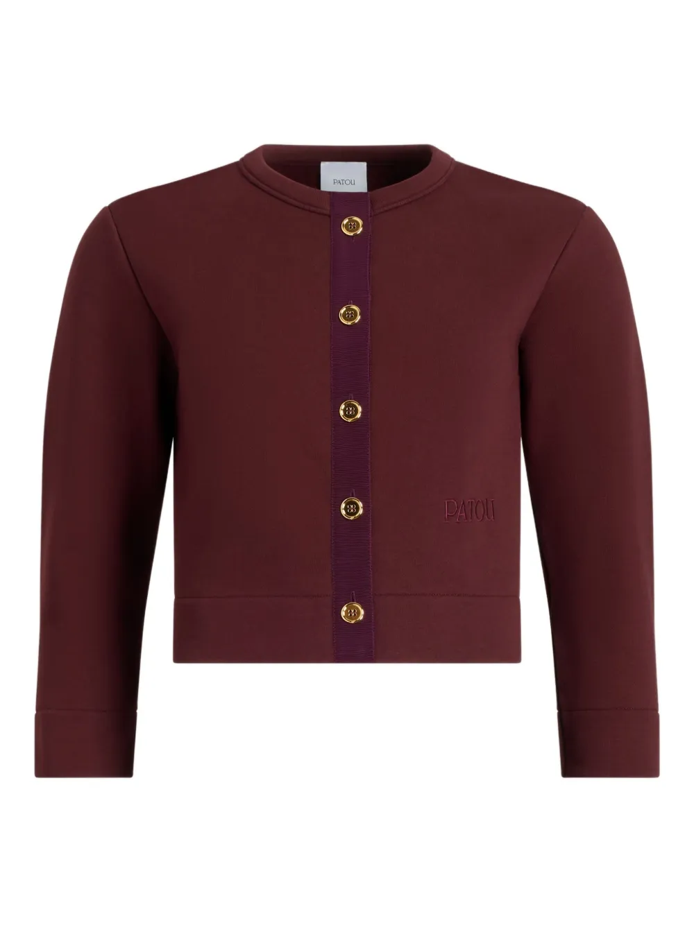 Кардиган из органического хлопка с пуговицами PATOU, красный
Кардиган из органического хлопка с пуговицами PATOU, красный