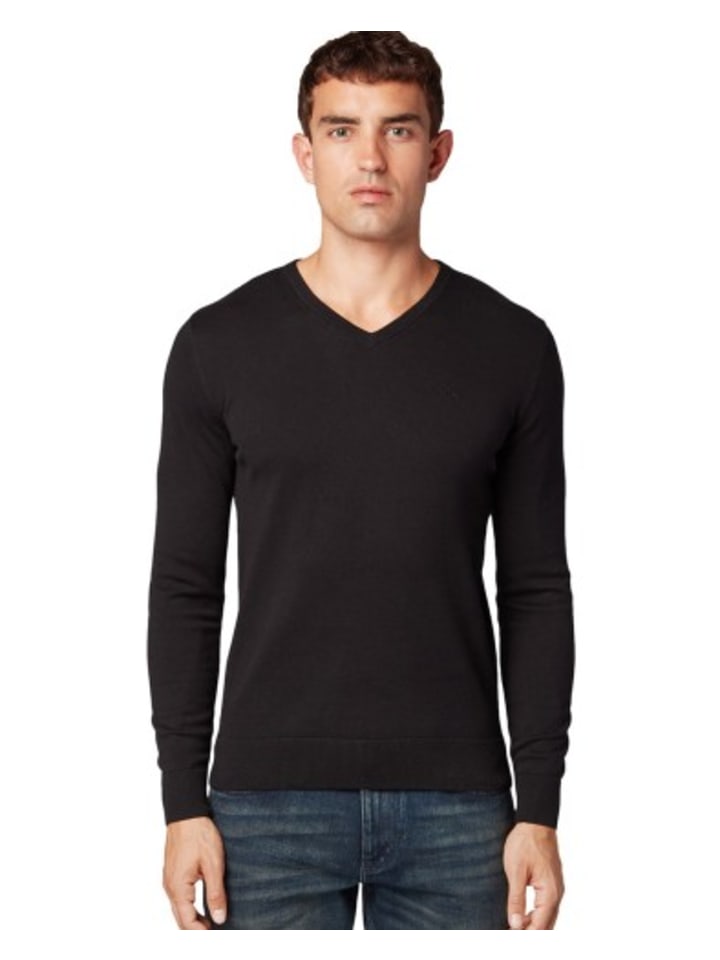 Пуловер Tom Tailor, черный 
Пуловер Tom Tailor, черный