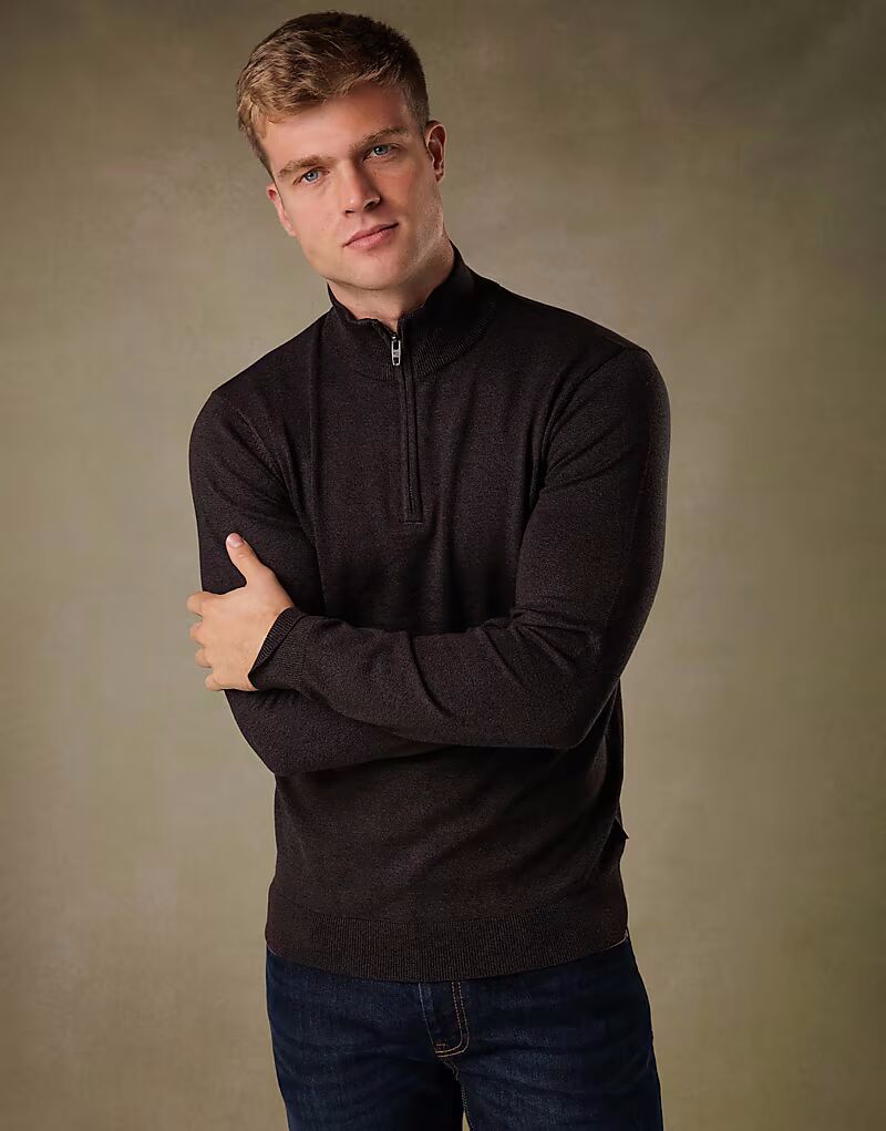 Вязаный джемпер с застежкой-молнией 1/2 French Connection, темно-серый
Вязаный джемпер с застежкой-молнией 1/2 French Connection, темно-серый