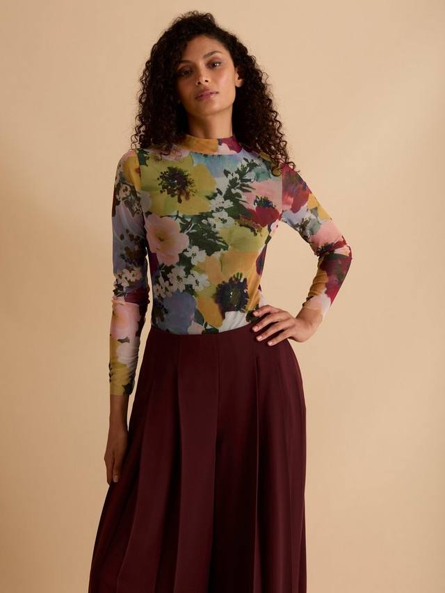 Футболка с длинным рукавом и цветочным принтом из сетки FLORERE, Multi
Футболка с длинным рукавом и цветочным принтом из сетки FLORERE, Multi