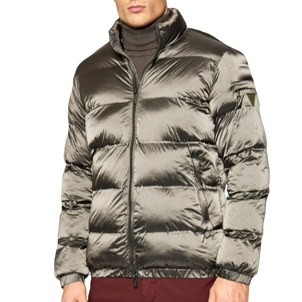 Пуховик классического цвета Guess, зеленый 
Пуховик классического цвета Guess, зеленый