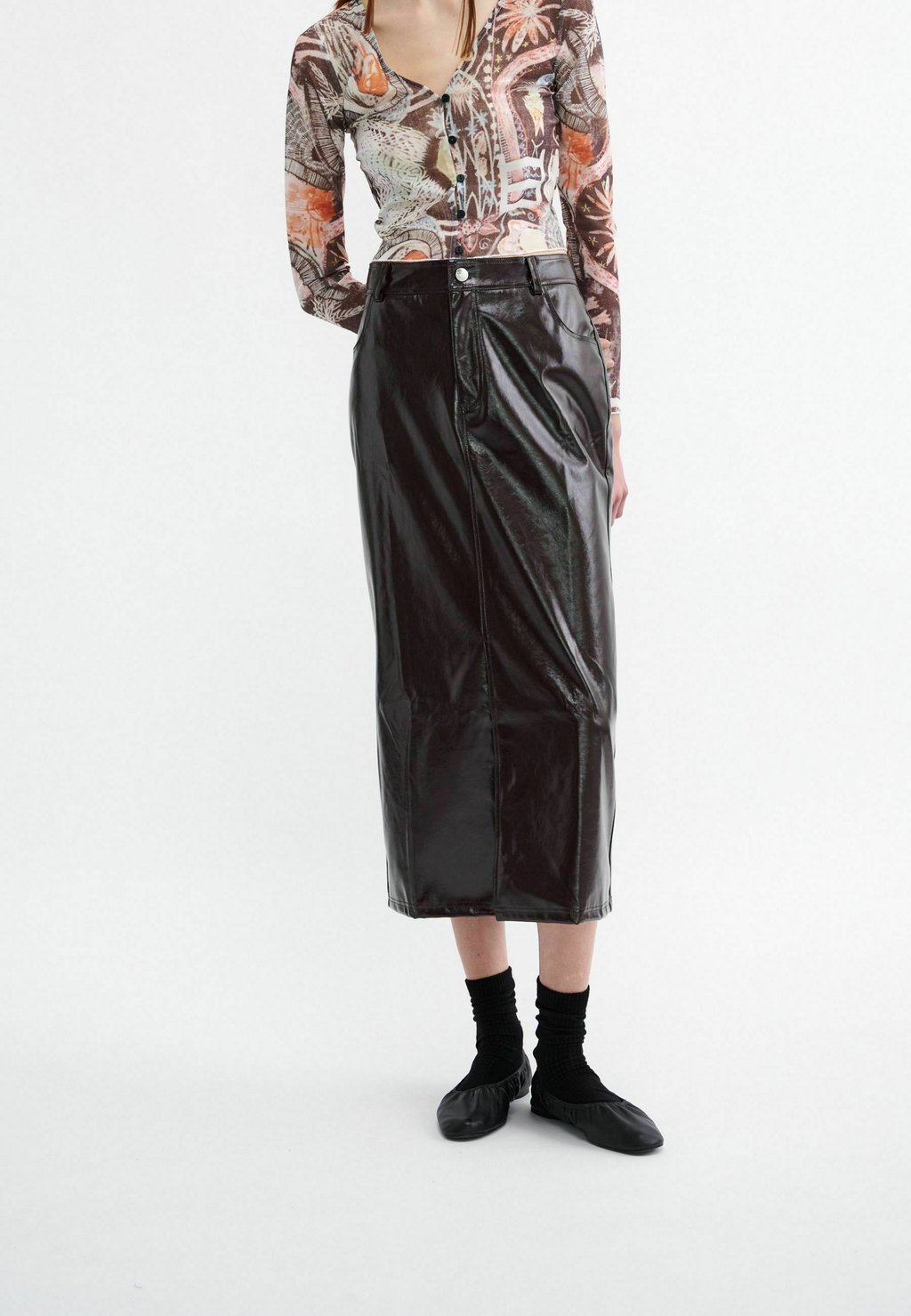 Юбка-карандаш Résumé, темно-коричневый
Юбка-карандаш Résumé, темно-коричневый