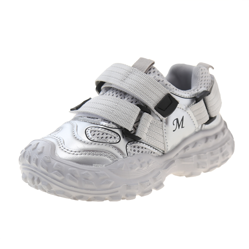 Сандалии детские дышащие с низким верхом TONYBEAR, серебряный
Сандалии детские дышащие с низким верхом TONYBEAR, серебряный