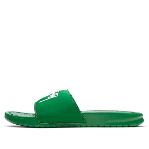 Тапочки x stussy benassi Nike, зеленый
Тапочки x stussy benassi Nike, зеленый