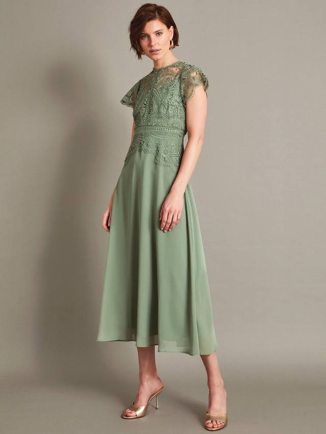 Кружевное миди-платье monica Monsoon, оливковый
Кружевное миди-платье monica Monsoon, оливковый