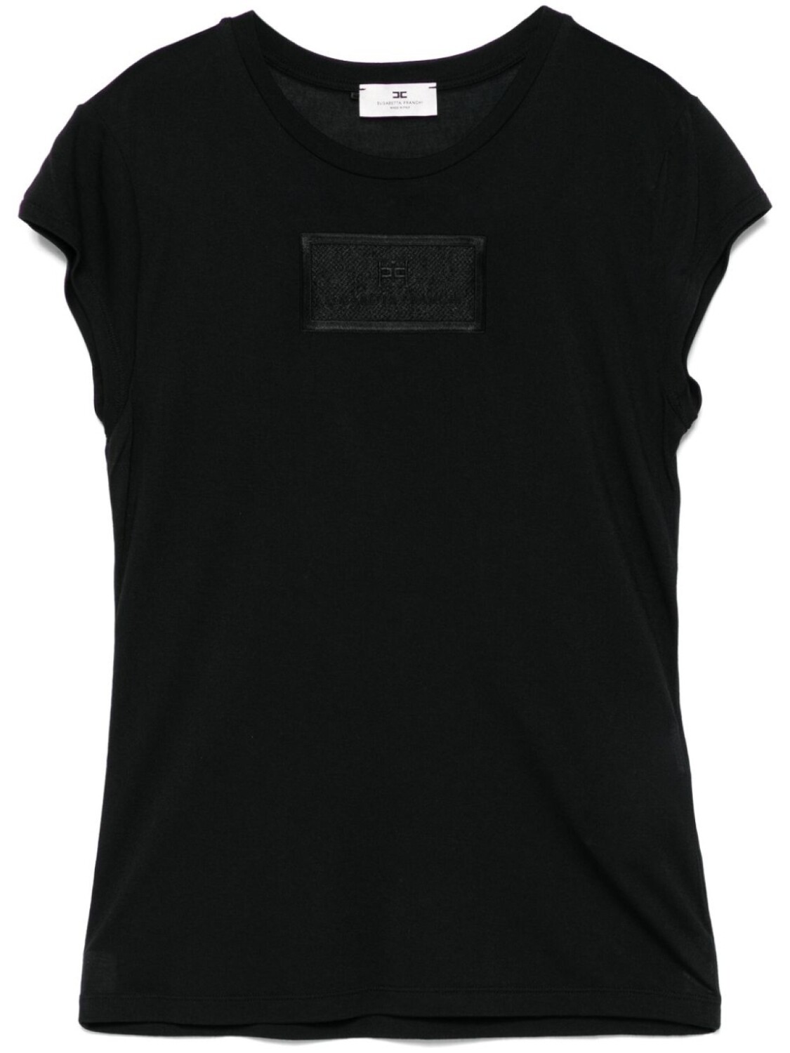 Elisabetta Franchi футболка с нашивкой-логотипом, черный
Elisabetta Franchi футболка с нашивкой-логотипом, черный