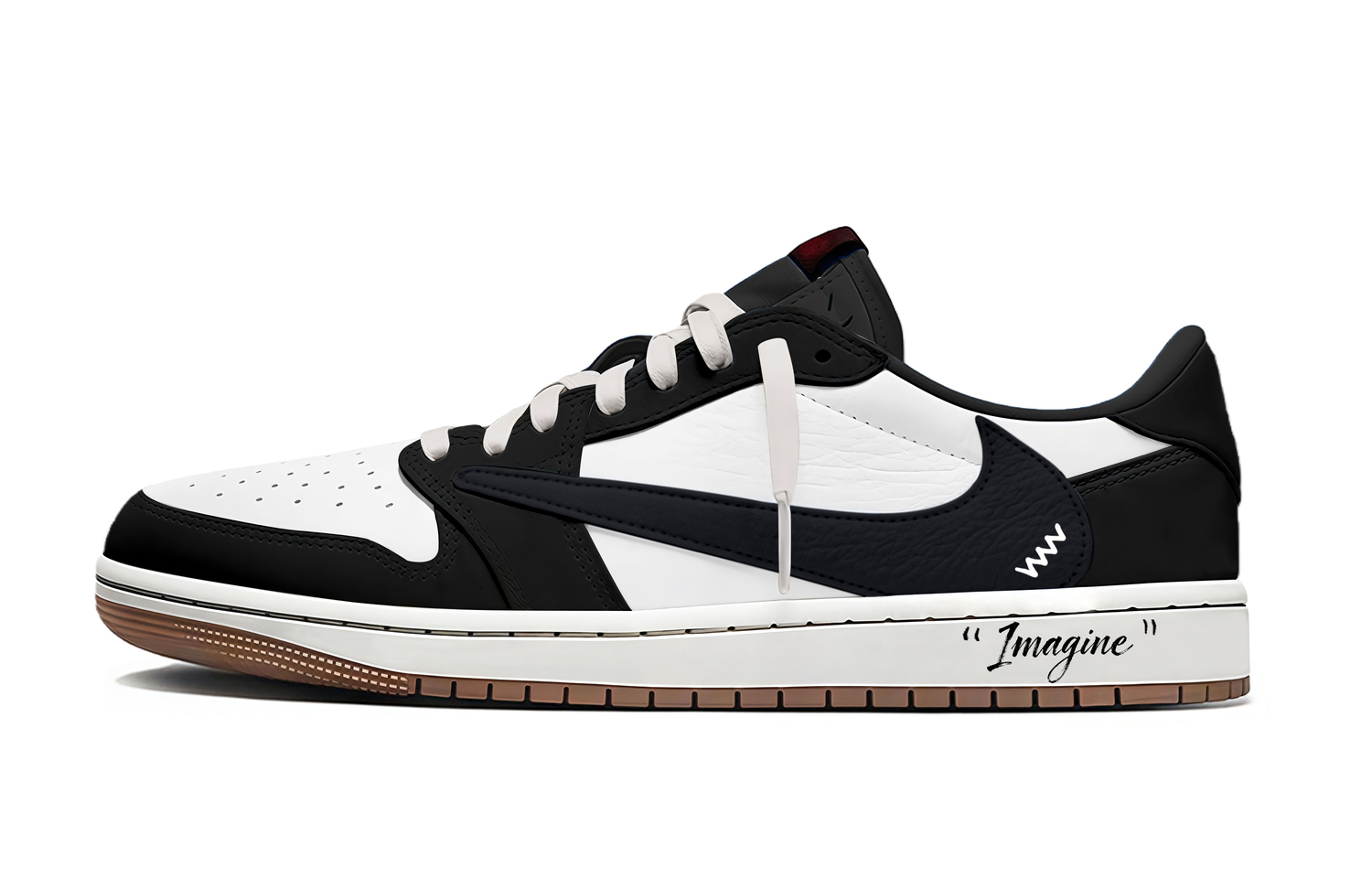Jordan Travis Scott x Air 1 Black White Classic Travis Scott X AJ1 Abrasion Resistant Low top
Jordan Travis Scott x Air 1 Black White Classic Travis Scott X AJ1 Abrasion Resistant Low top