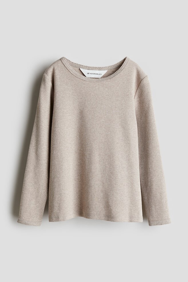 Рубашка из хлопка в рубчик H&M, бежевый
Рубашка из хлопка в рубчик H&M, бежевый