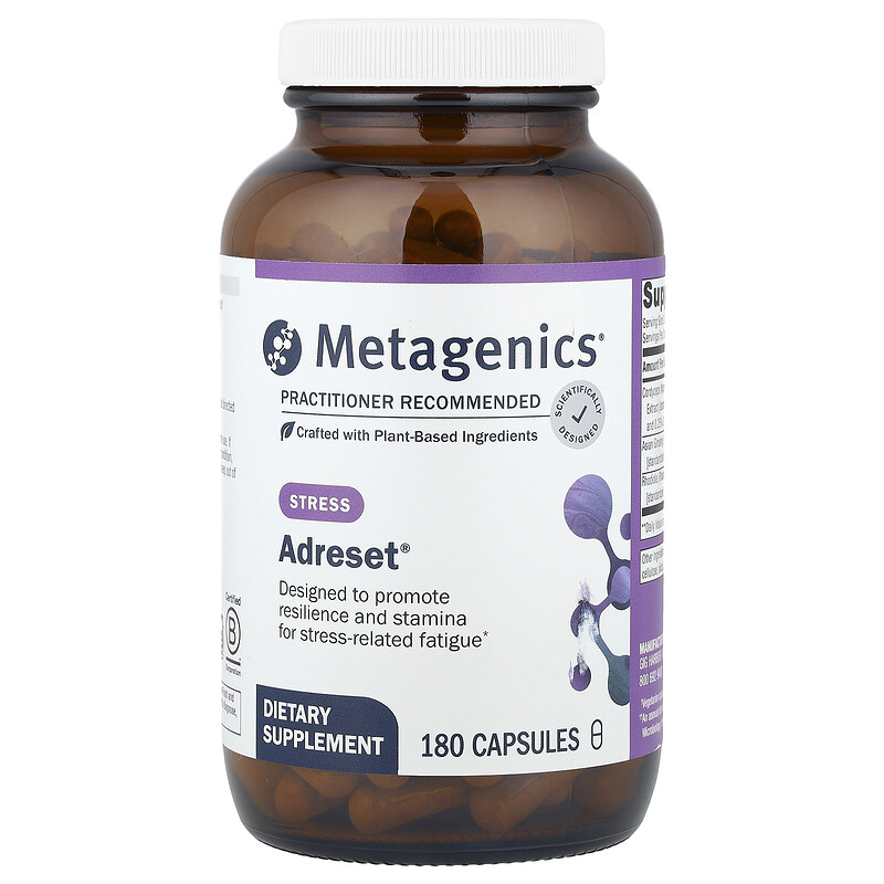 Metagenics, Adreset, 180 капсул
Metagenics, Adreset, 180 капсул
