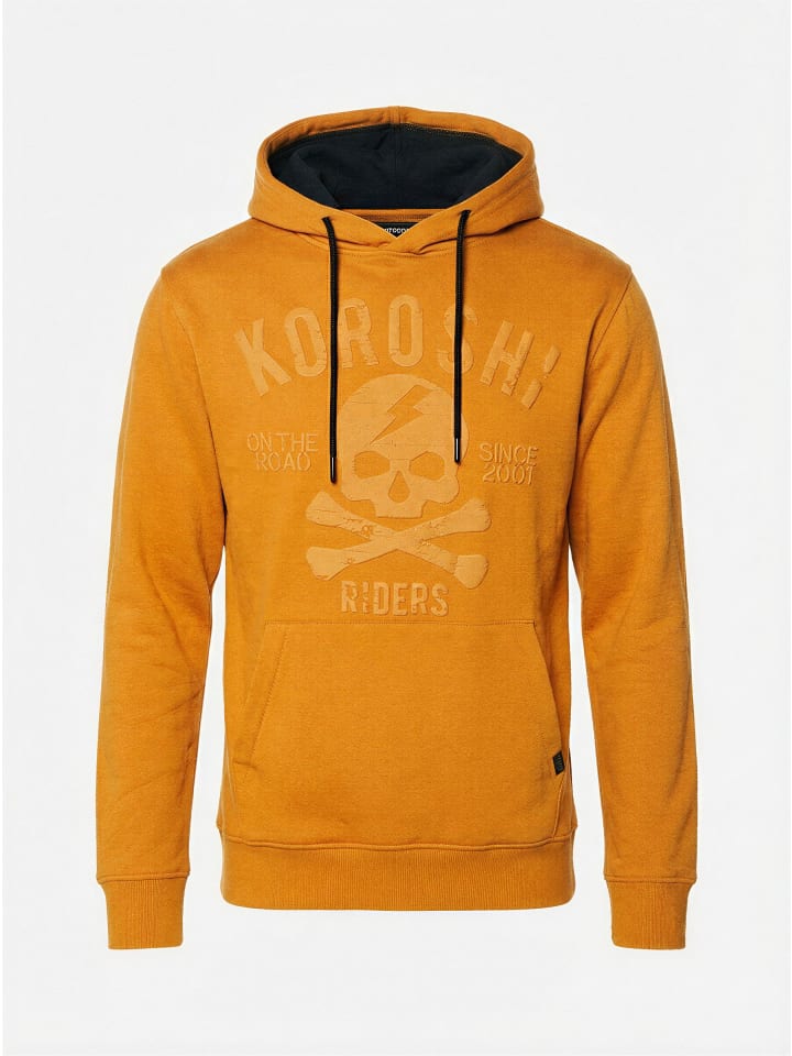 KOROSHI Худи из хлопка с принтом «Кенгуру» желтого цвета
KOROSHI Худи из хлопка с принтом «Кенгуру» желтого цвета