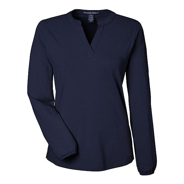 Женский топ Raleigh с полузастежкой Devon & Jones, Navy
Женский топ Raleigh с полузастежкой Devon & Jones, Navy