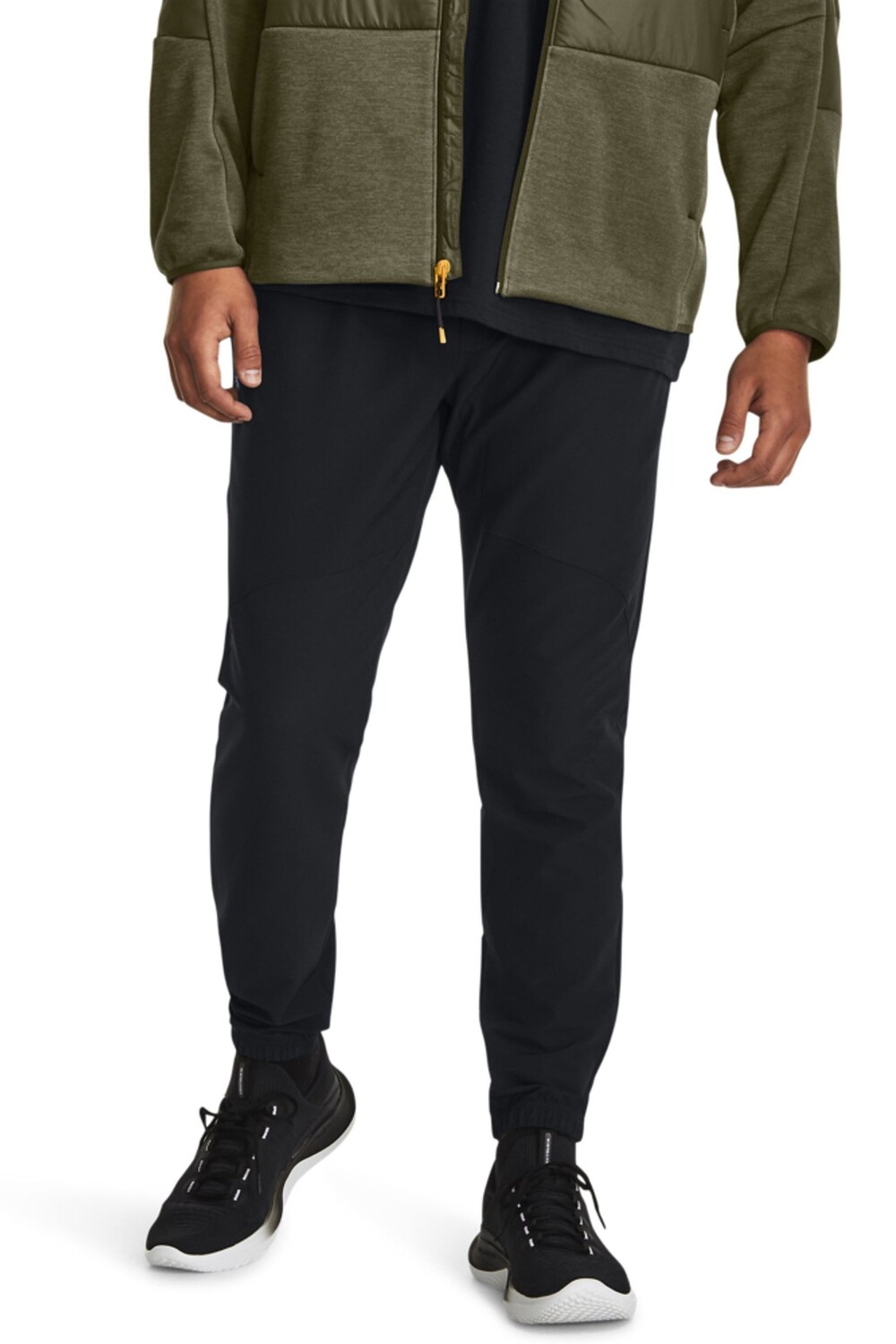 Тканые эластичные брюки джоггеры Under Armour, черный
Тканые эластичные брюки джоггеры Under Armour, черный