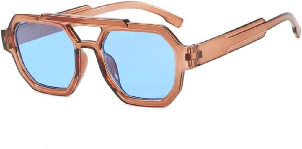 Солнцезащитные очки с защитой от УФ-излучения UV400 | Двойные перемычки, чайный синий | Линзы конфетных цветов для занятий спортом на открытом воздухе и вождения DSVIGF, Tea Blue
Солнцезащитные очки с защитой от УФ-излучения UV400 | Двойные перемычки, чайный синий | Линзы конфетных цветов для занятий спортом на открытом воздухе и вождения DSVIGF, Tea Blue