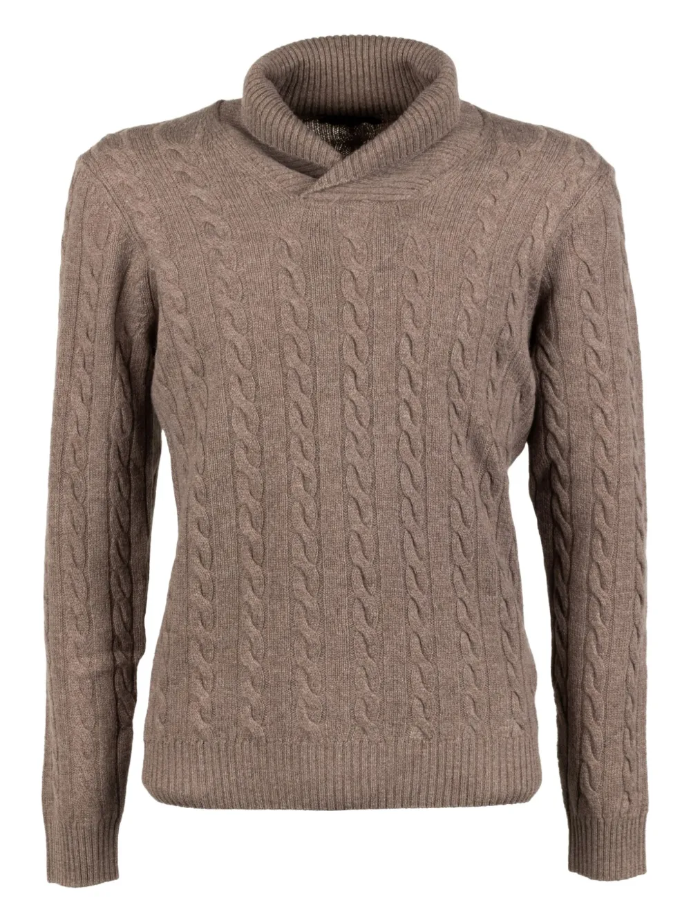 Свитер фактурной вязки Moorer, коричневый
Свитер фактурной вязки Moorer, коричневый