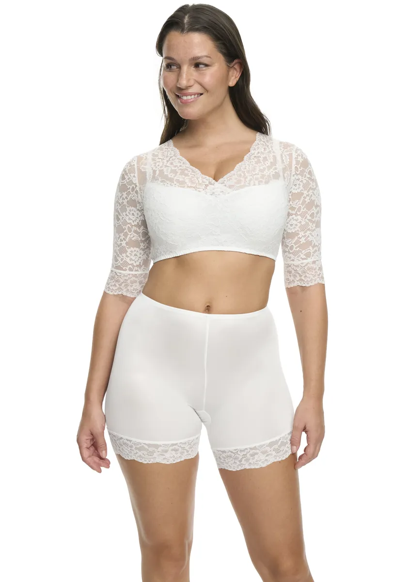 Блуза-топ Susa с кружевными рукавами средней длины, белый
Блуза-топ Susa с кружевными рукавами средней длины, белый