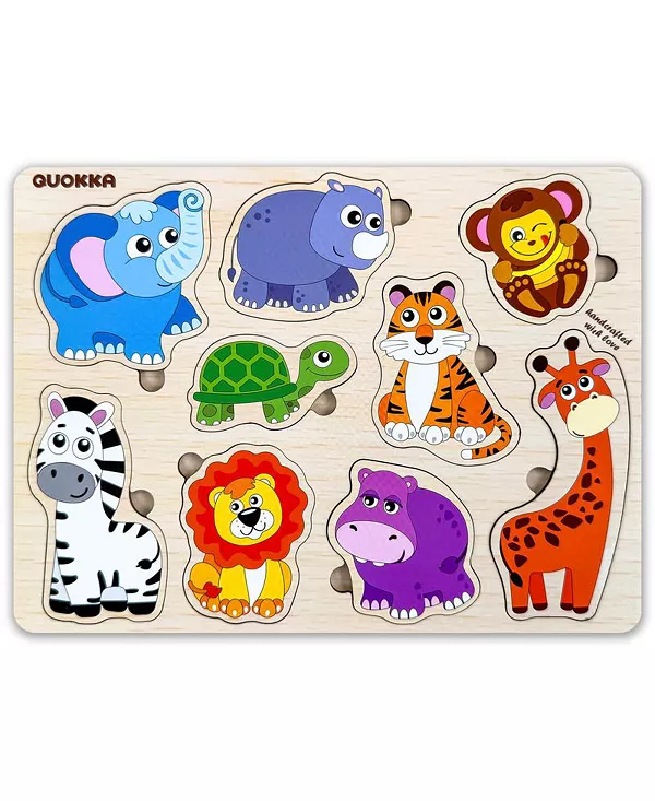 Деревянные пазлы для малышей 3-5 лет — игры для развития детей Quokka, animals
Деревянные пазлы для малышей 3-5 лет — игры для развития детей Quokka, animals