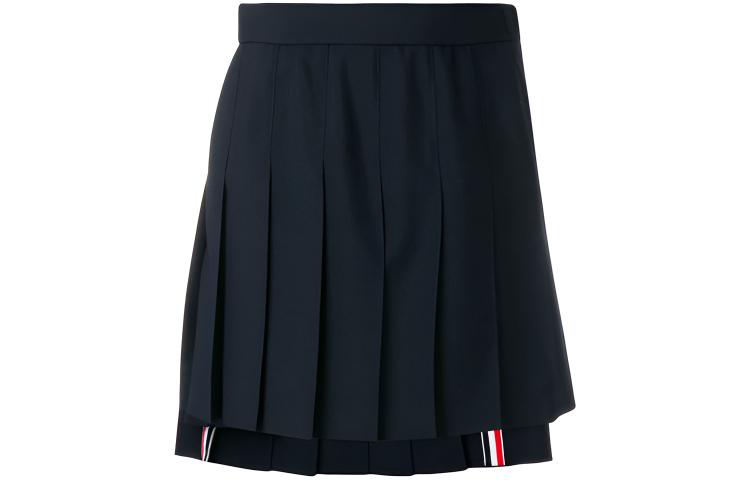 Асимметричная плиссированная мини-юбка THOM BROWNE, синий
Асимметричная плиссированная мини-юбка THOM BROWNE, синий