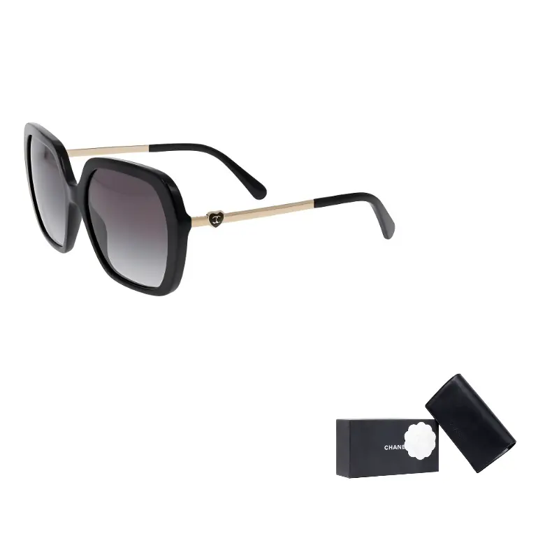 CHANEL Солнцезащитные очки асимметричной формы женские черные, Black
CHANEL Солнцезащитные очки асимметричной формы женские черные, Black