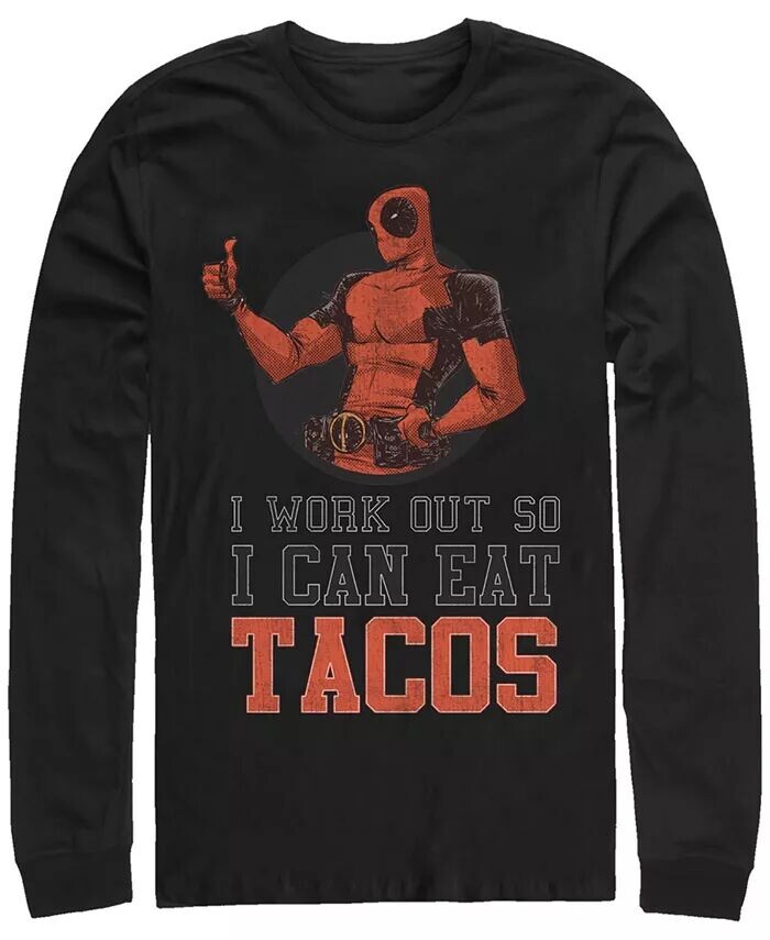 Мужская футболка Deadpool Workout с длинным рукавом Fifth Sun, черный
Мужская футболка Deadpool Workout с длинным рукавом Fifth Sun, черный