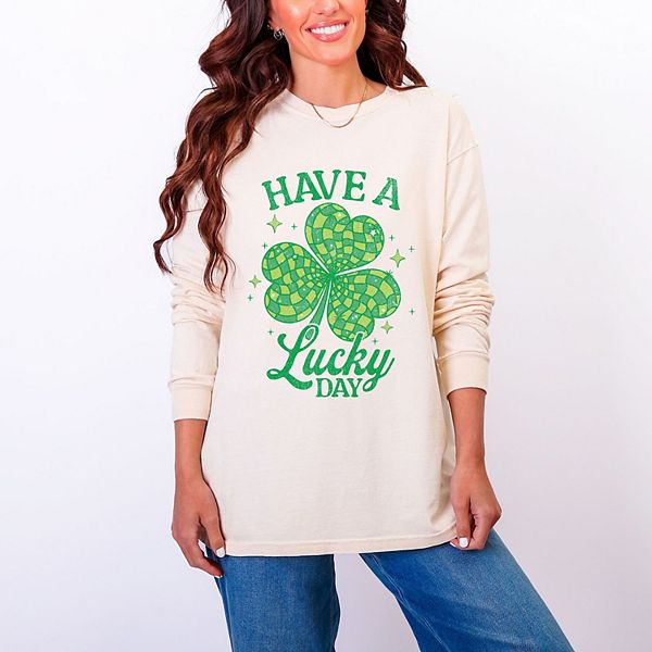 Have a lucky day disco distressed - женская футболка с длинным рукавом, окрашенная в готовом виде Simply Sage Market, Ivory, Зеленый, Have a lucky day disco distressed - женская футболка с длинным рукавом, окрашенная в готовом виде Simply Sage Market, Ivo
Have a lucky day disco distressed - женская футболка с длинным рукавом, окрашенная в готовом виде Simply Sage Market, Ivory, Зеленый, Have a lucky day disco distressed - женская футболка с длинным рукавом, окрашенная в готовом виде Simply Sage Market, Ivo