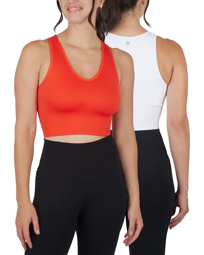 Yogalicious 2pk Бесшовный Высокий Кроп-Топ, оранжевый
Yogalicious 2pk Бесшовный Высокий Кроп-Топ, оранжевый