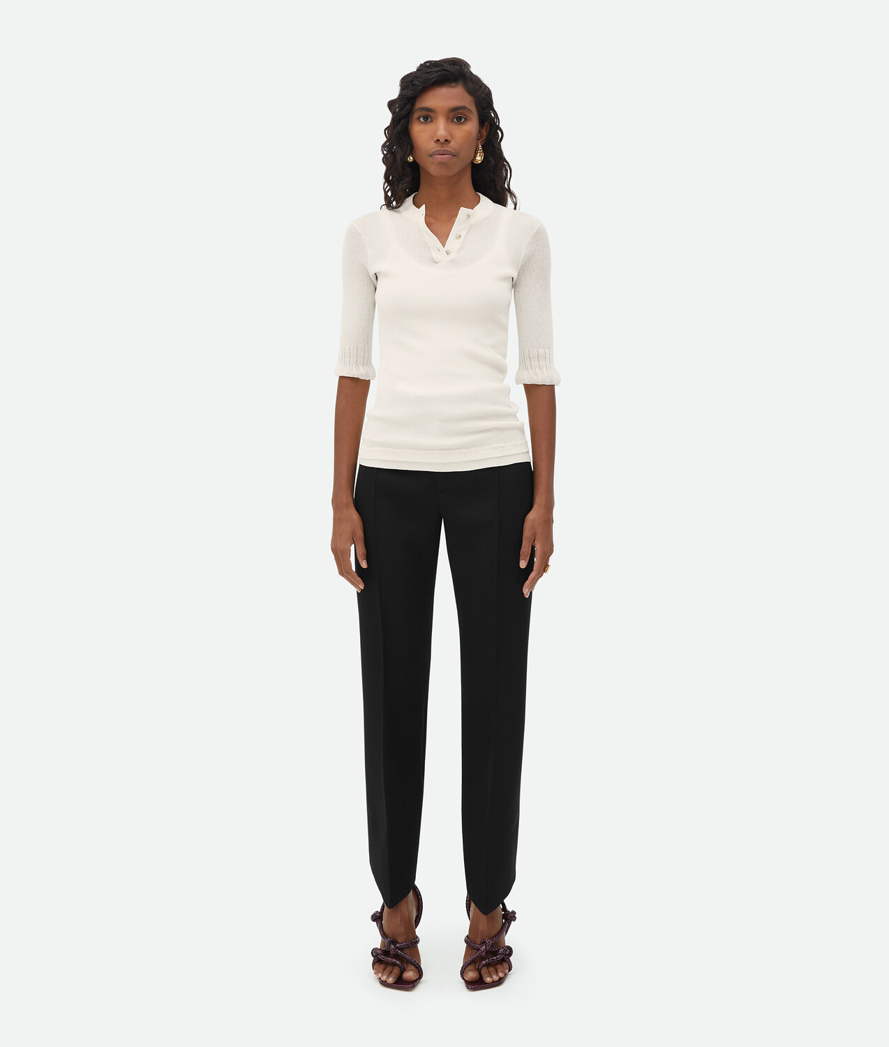 Облегающий легкий хлопковый топ Bottega Veneta
Облегающий легкий хлопковый топ Bottega Veneta