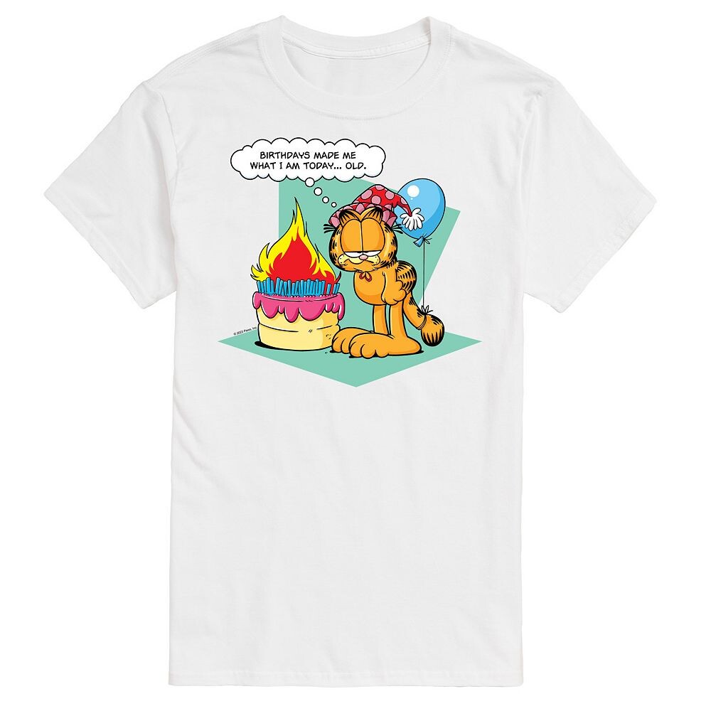 Мужская футболка с рисунком Garfield Birthdays Make Me Old Licensed Character, белый
Мужская футболка с рисунком Garfield Birthdays Make Me Old Licensed Character, белый
