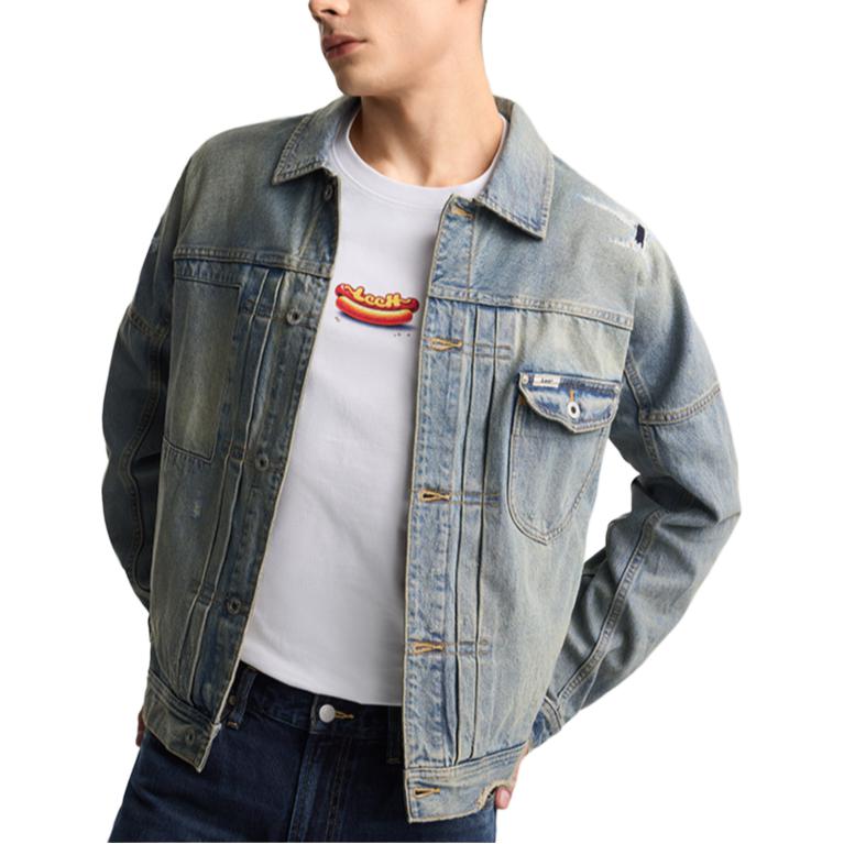 Lee Джинсовые куртки мужские Medium Light Blue Lapel Moderate
Lee Джинсовые куртки мужские Medium Light Blue Lapel Moderate