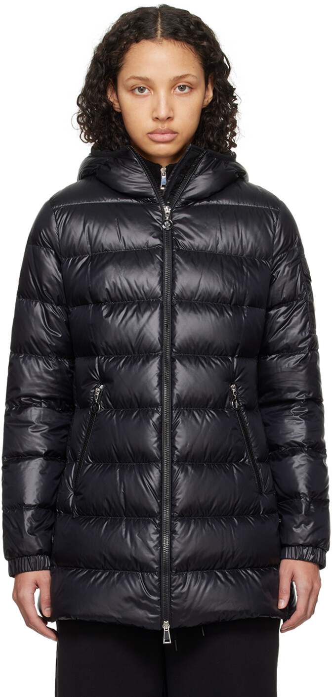 Черный - Пуховик Glements Moncler 
Черный - Пуховик Glements Moncler