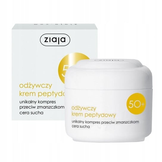 Питательный пептидный крем 50+, 50 мл Ziaja
Питательный пептидный крем 50+, 50 мл Ziaja