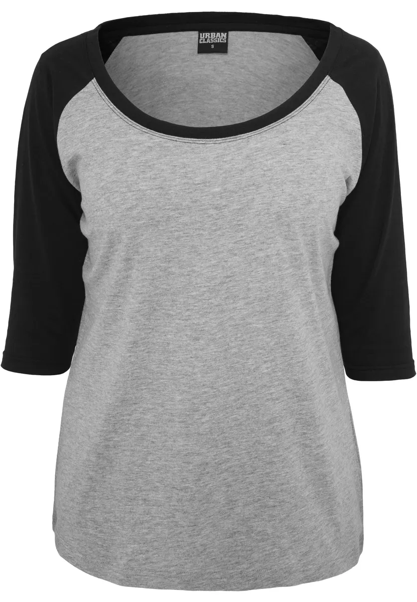 Рубашка с короткими рукавами URBAN CLASSICS " Urban Classics Women's Ladies 3/4 Contrast Raglan Tee", черный
Рубашка с короткими рукавами URBAN CLASSICS " Urban Classics Women's Ladies 3/4 Contrast Raglan Tee", черный