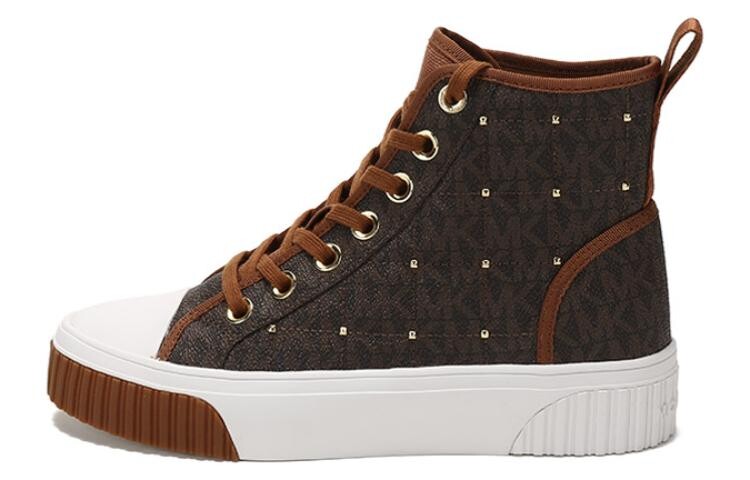 Кеды, KORS Скейтборд обувь женская высокая белый/коричневый Michael Kors
Кеды, KORS Скейтборд обувь женская высокая белый/коричневый Michael Kors