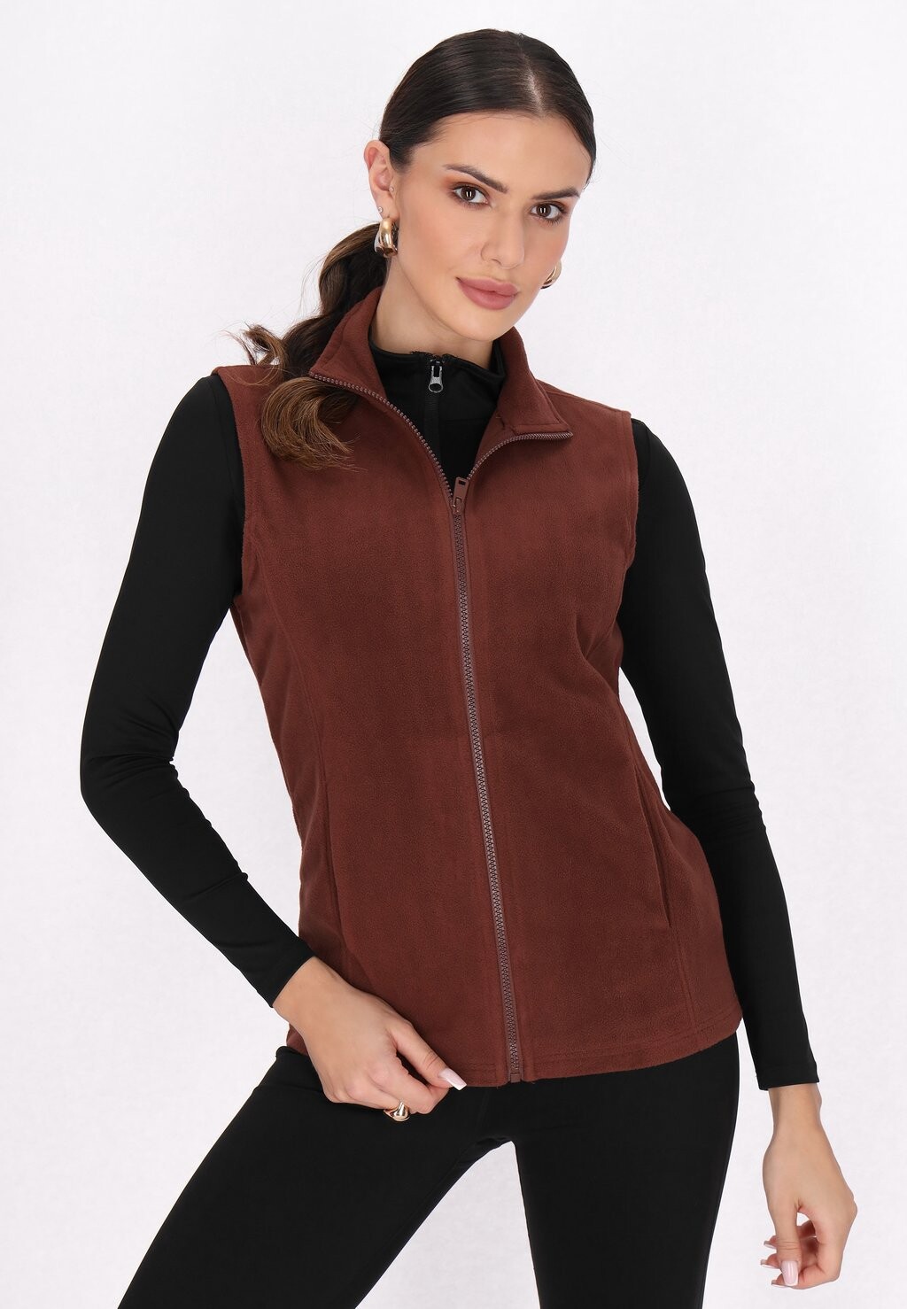 Жилет faina, темно-коричневый
Жилет faina, темно-коричневый
