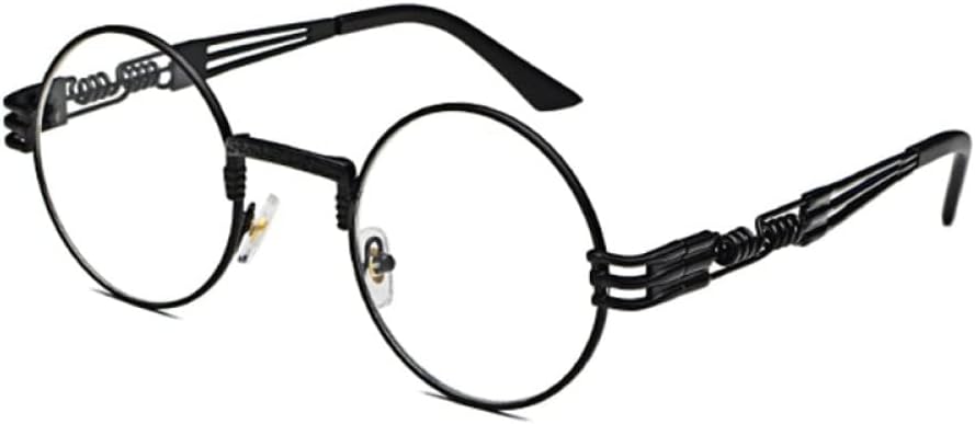 Ретро-стимпанк круглые металлические солнцезащитные очки для мужчин и женщин с двойными пружинными дужками, цветные, с защитой от УФ-излучения UV400 LANGSER, N12 Black Flat
Ретро-стимпанк круглые металлические солнцезащитные очки для мужчин и женщин с двойными пружинными дужками, цветные, с защитой от УФ-излучения UV400 LANGSER, N12 Black Flat