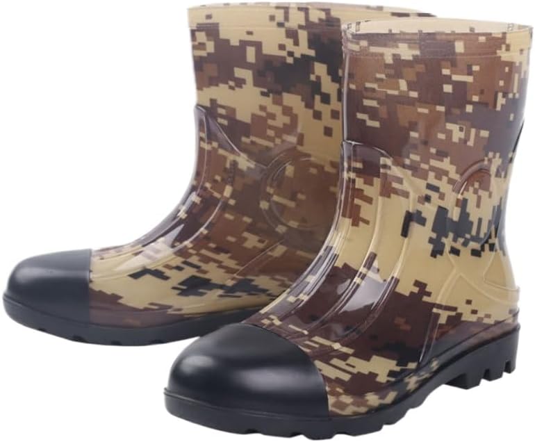 Камуфляжные короткие ботинки на щиколотку для мужчин, водонепроницаемые резиновые ботинки, легкие, дышащие, с широкой колодкой, противоскользящей подошвой, удобные для ношения, для прогулок по грязи, дождя, воды, для лодок и рыбалки Geerta, желт...
Камуфляжные короткие ботинки на щиколотку для мужчин, водонепроницаемые резиновые ботинки, легкие, дышащие, с широкой колодкой, противоскользящей подошвой, удобные для ношения, для прогулок по грязи, дождя, воды, для лодок и рыбалки Geerta, желт...