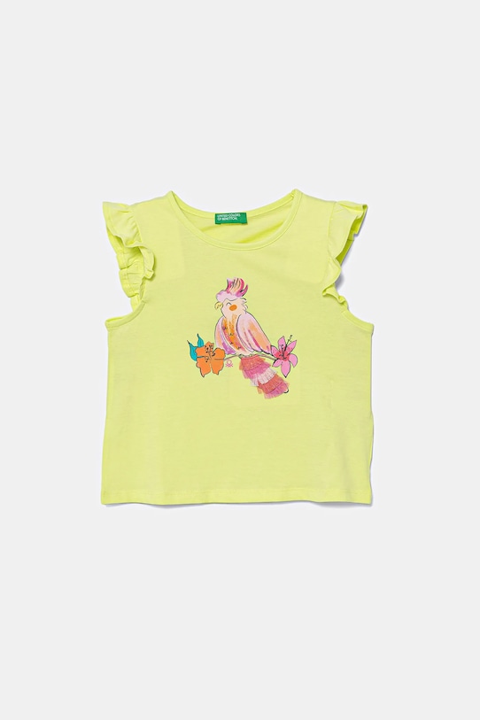 Детская хлопковая футболка United Colors Of Benetton, зеленый
Детская хлопковая футболка United Colors Of Benetton, зеленый