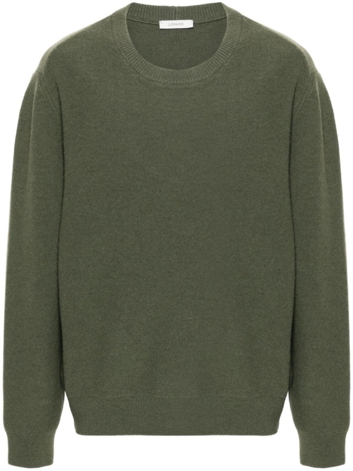 LEMAIRE шерстяной джемпер с круглым вырезом, зеленый
LEMAIRE шерстяной джемпер с круглым вырезом, зеленый