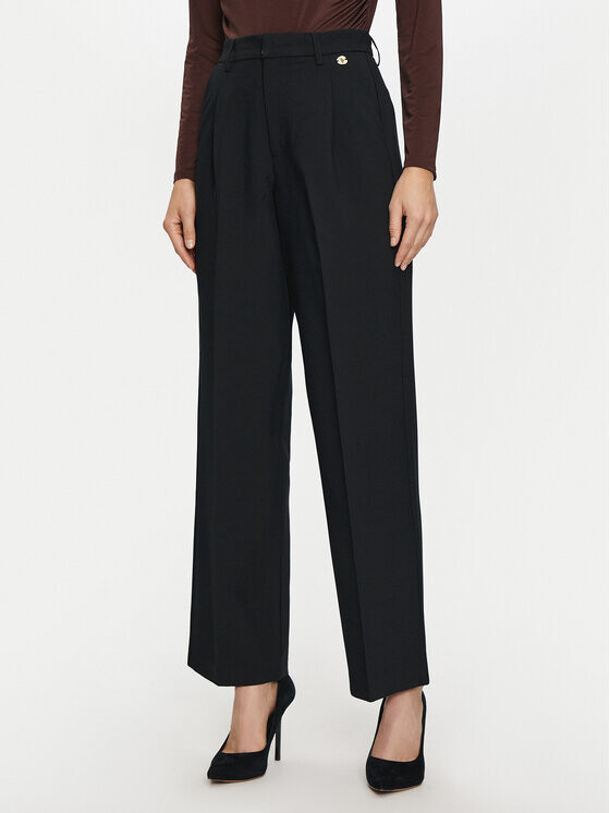 Брюки из ткани прямого кроя U.S. Polo Assn., черный 
Брюки из ткани прямого кроя U.S. Polo Assn., черный