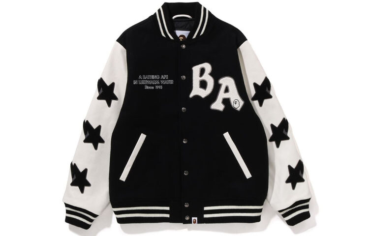 Куртка свободного кроя BAPE Varsity A Bathing Ape, черный
Куртка свободного кроя BAPE Varsity A Bathing Ape, черный