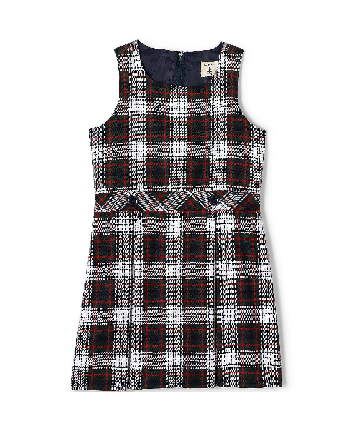 Школьная форма, клетчатый джемпер до колена для девочек Lands' End
Школьная форма, клетчатый джемпер до колена для девочек Lands' End