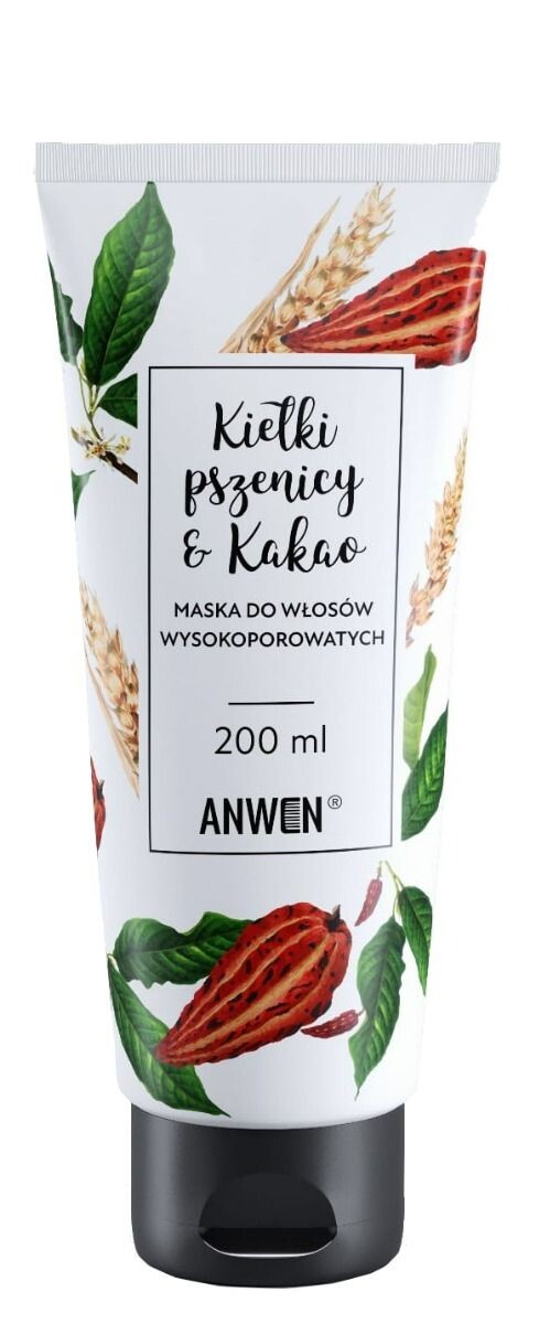 Anwen Kiełki Pszenicy i Kakao маска для пористых волос, 200 ml
Anwen Kiełki Pszenicy i Kakao маска для пористых волос, 200 ml