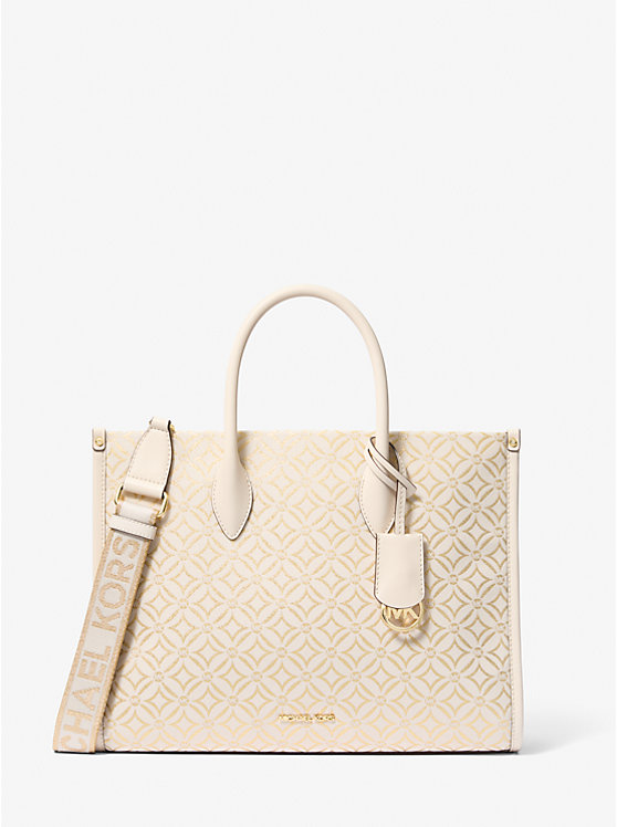 Сумка-Тоут Mirella среднего размера с металлическим логотипом и жаккардом Michael Kors, мультиколор
Сумка-Тоут Mirella среднего размера с металлическим логотипом и жаккардом Michael Kors, мультиколор