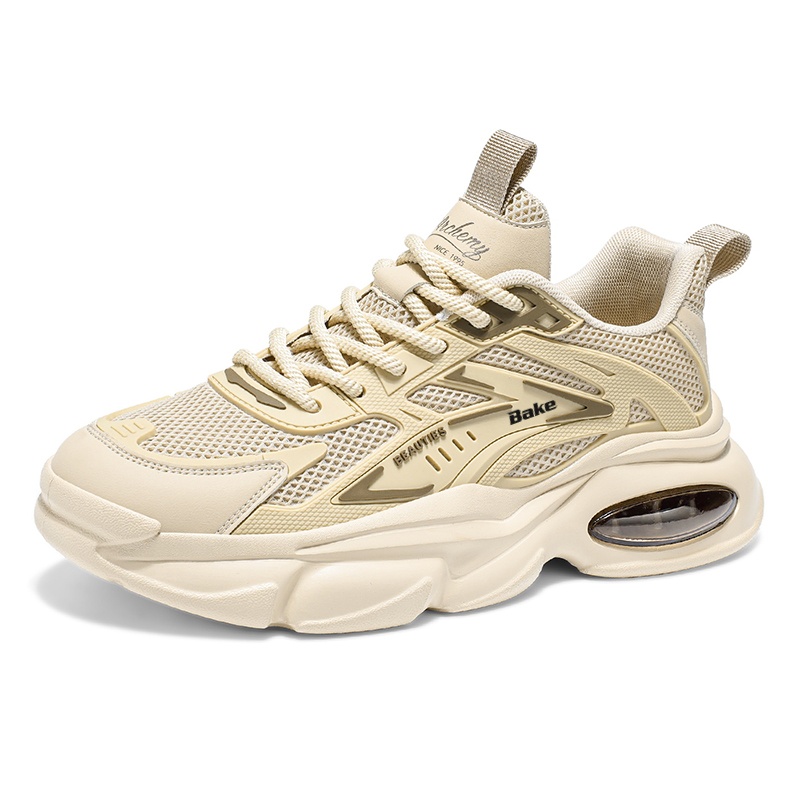Дышащие и износостойкие низкие кроссовки на массивной подошве для мужчин BAKE, Khaki
Дышащие и износостойкие низкие кроссовки на массивной подошве для мужчин BAKE, Khaki