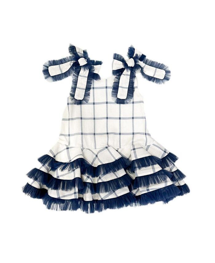 Petite Maison Kids Детское льняное тюлевое платье в клетку для девочек — Baby, Little Kid, Big Kid, синий
Petite Maison Kids Детское льняное тюлевое платье в клетку для девочек — Baby, Little Kid, Big Kid, синий