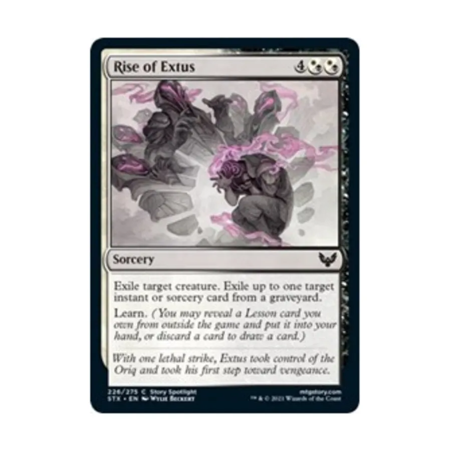 CCG Восстание Экстуса (C) (Фольга), MTG - Strixhaven - School of Mages
CCG Восстание Экстуса (C) (Фольга), MTG - Strixhaven - School of Mages