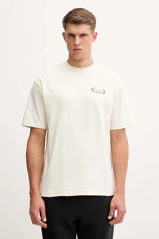 Хлопковая футболка Hummel, бежевый
Хлопковая футболка Hummel, бежевый