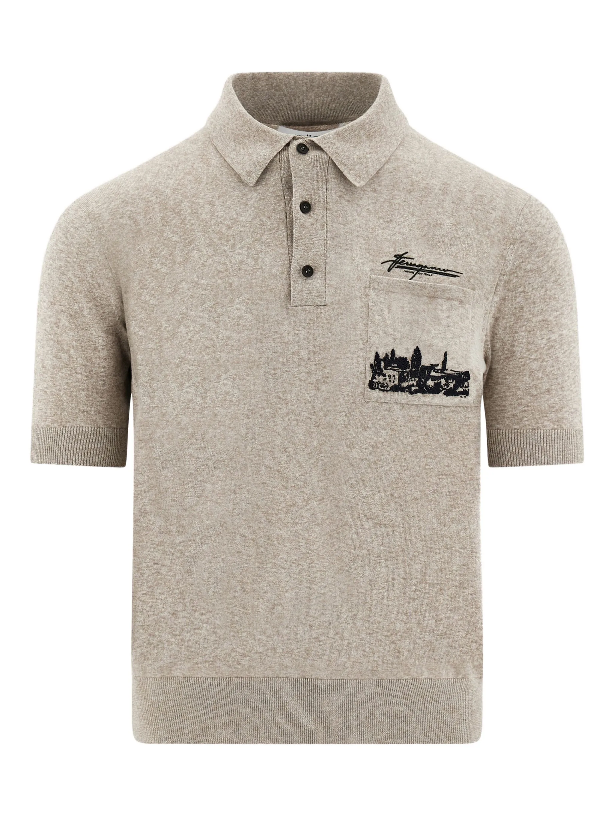 Рубашка поло с вышитым логотипом Ferragamo, кунжутно-бежевый
Рубашка поло с вышитым логотипом Ferragamo, кунжутно-бежевый